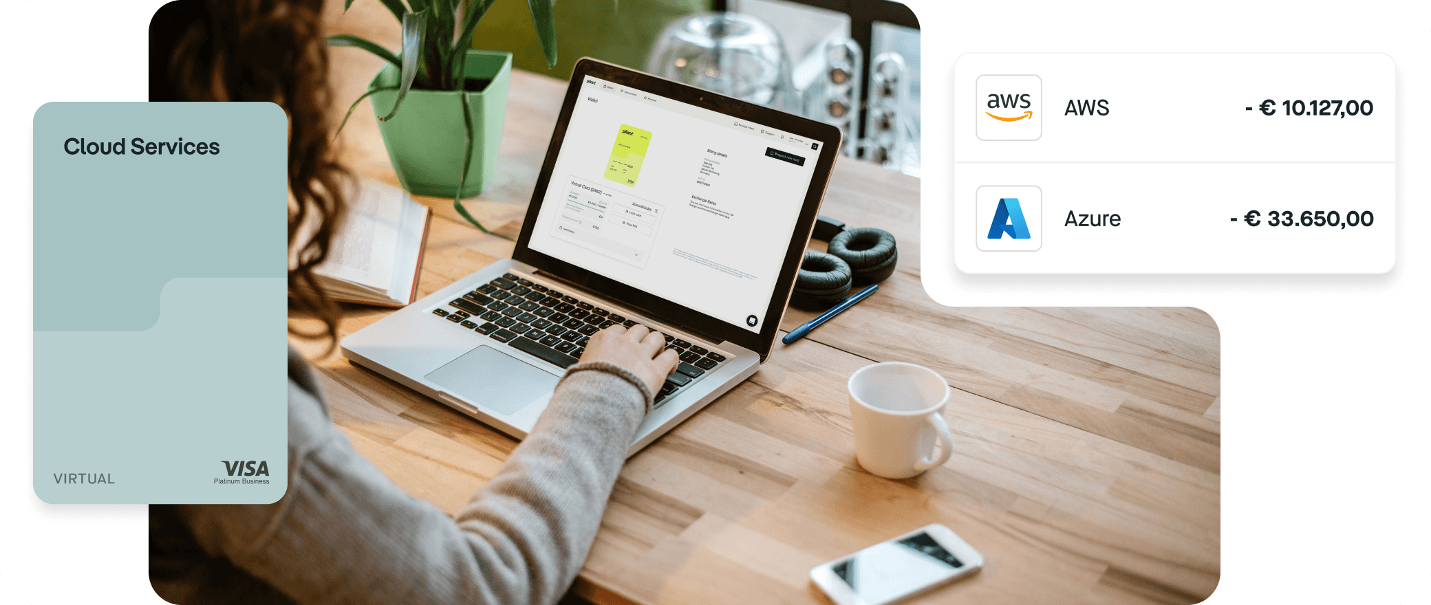 Paying for cloud services with Pliant