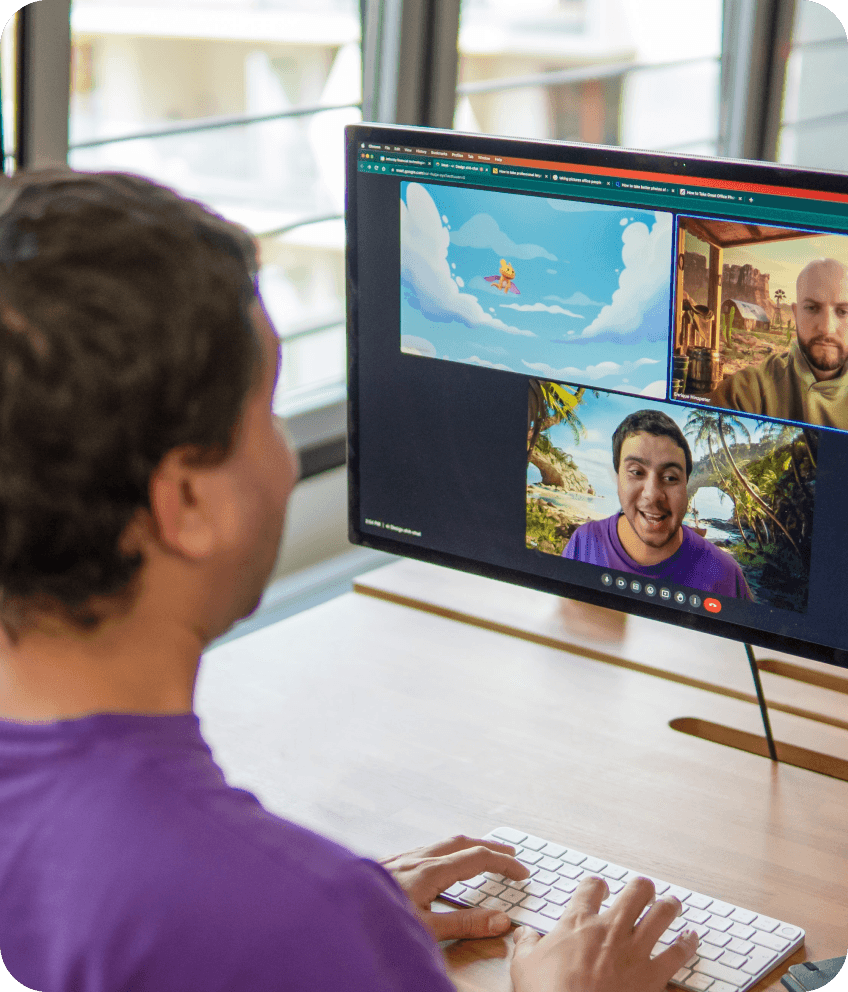 Pliant workspace desk