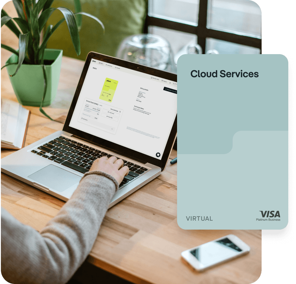 Paying for cloud services with Pliant